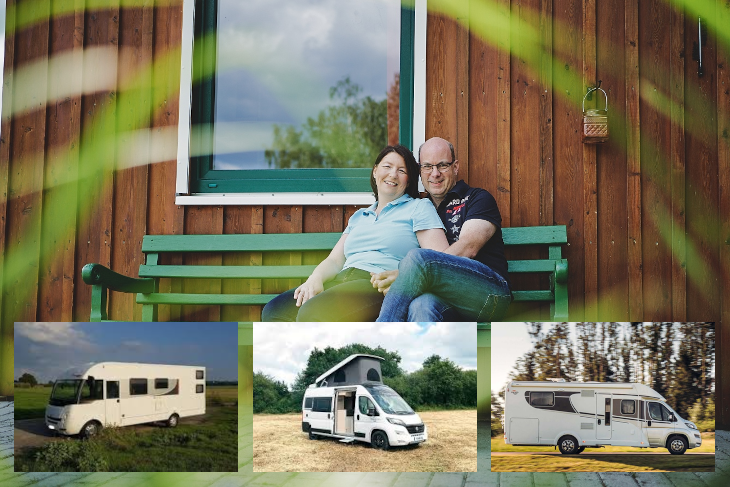 Katja & Karsten Fröhling mit Wohnmobilen